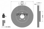 Диск торомозной, передний TextarPRO (345х30)