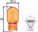 Лампа WY21W 12V (желт.)